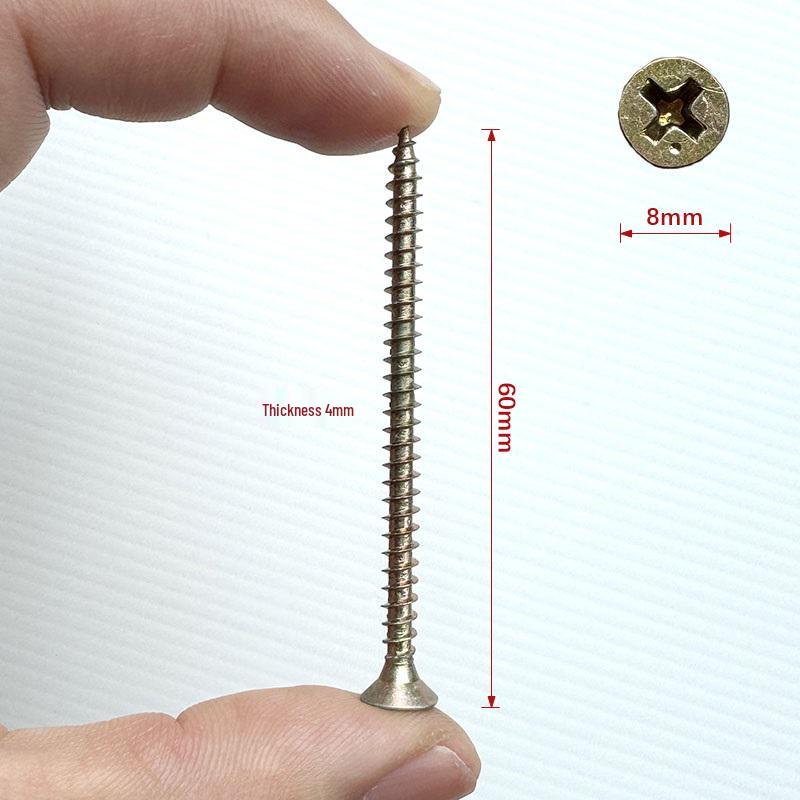 Hardened Fiberboard, Wood Screws, and Self-Tapping Drywall Screws for Cabinet Doors and Wall Panels