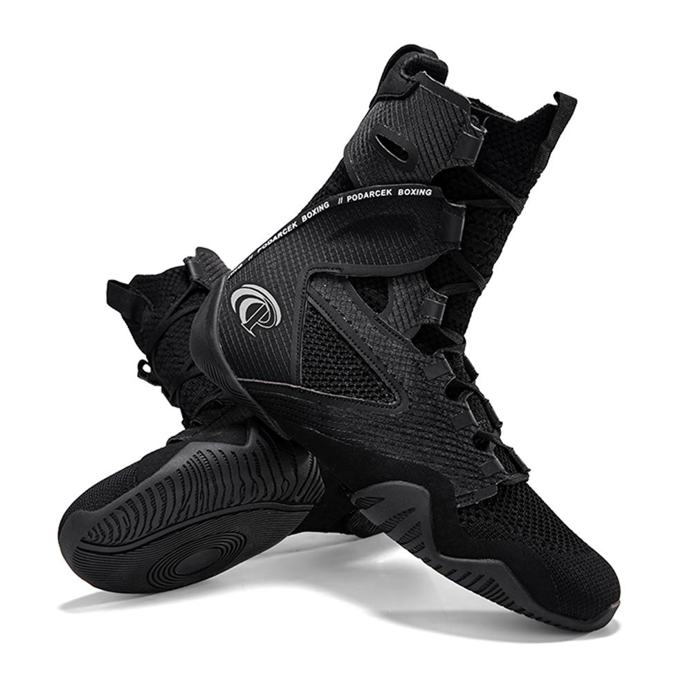 Pantofi Box Bărbați Profesionali Respirabili Luptă Wrestling Echipament Anti-Alunecare Brand Sală Antrenament Calitate Superioară Ghete Box
