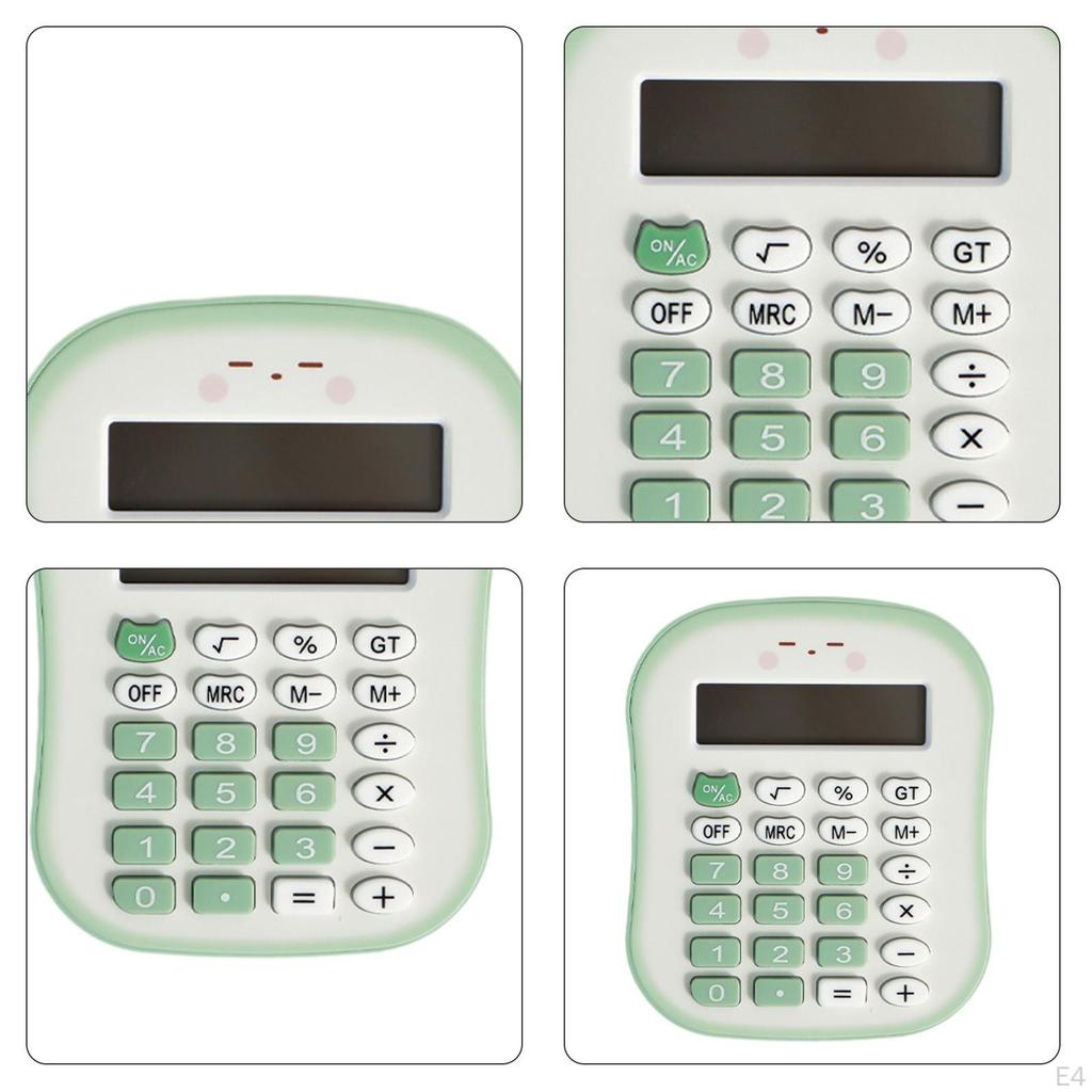 Bread Mini Calculator Portable Sturdy Lightweight,Basic,Cute,12 Digit for Office, Home, School