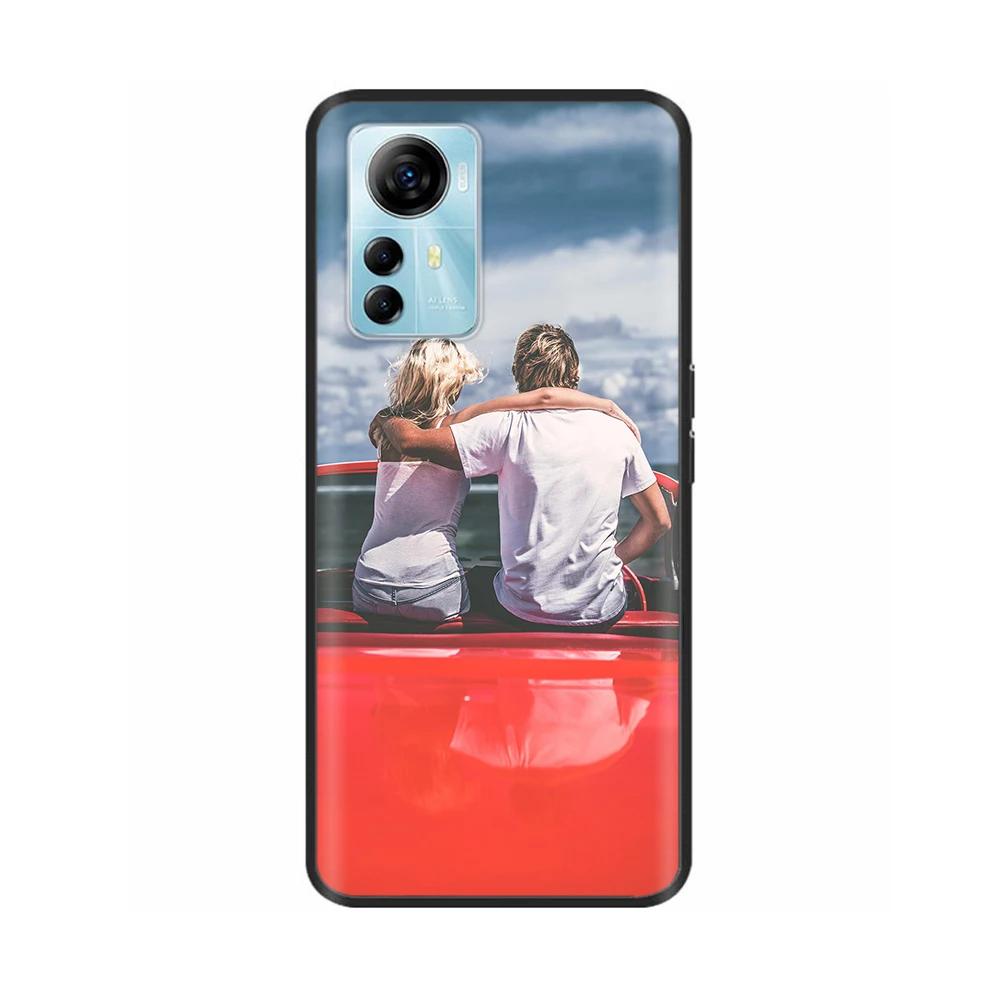 Cute Phone Case For Blade A72s 4G Case Flower Cartoon Painted Soft Silicone Fundas for ZTE Optus X Max A 72s Cover Protective