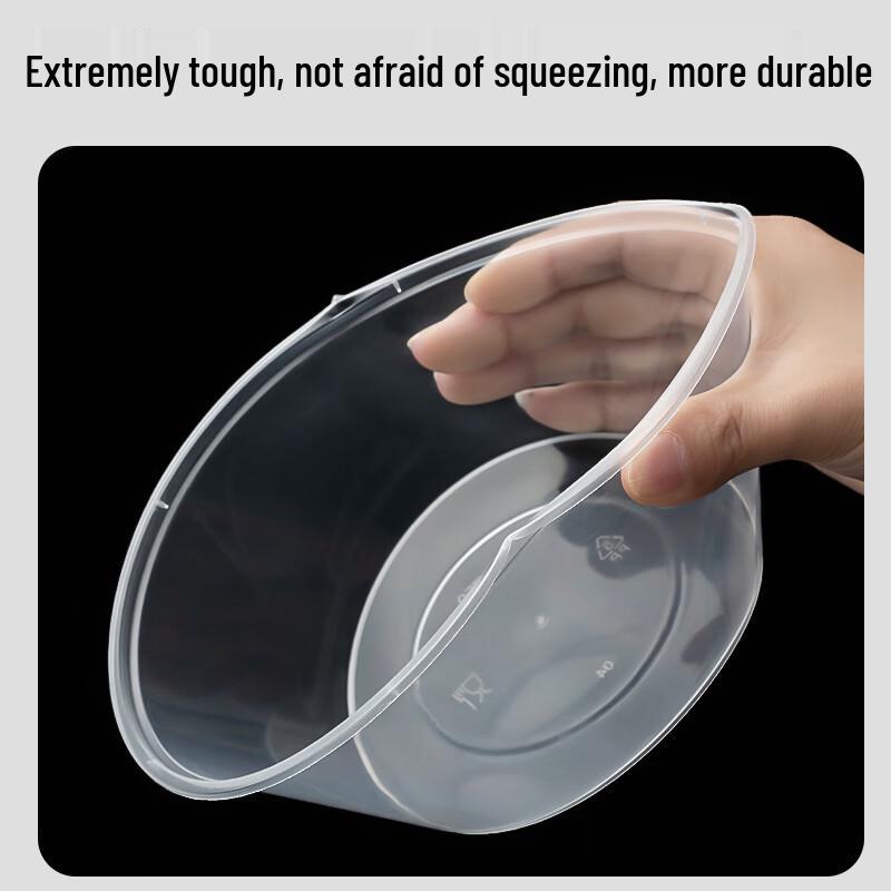 Beiyipin Disposable Round Plastic Food Container with Lid