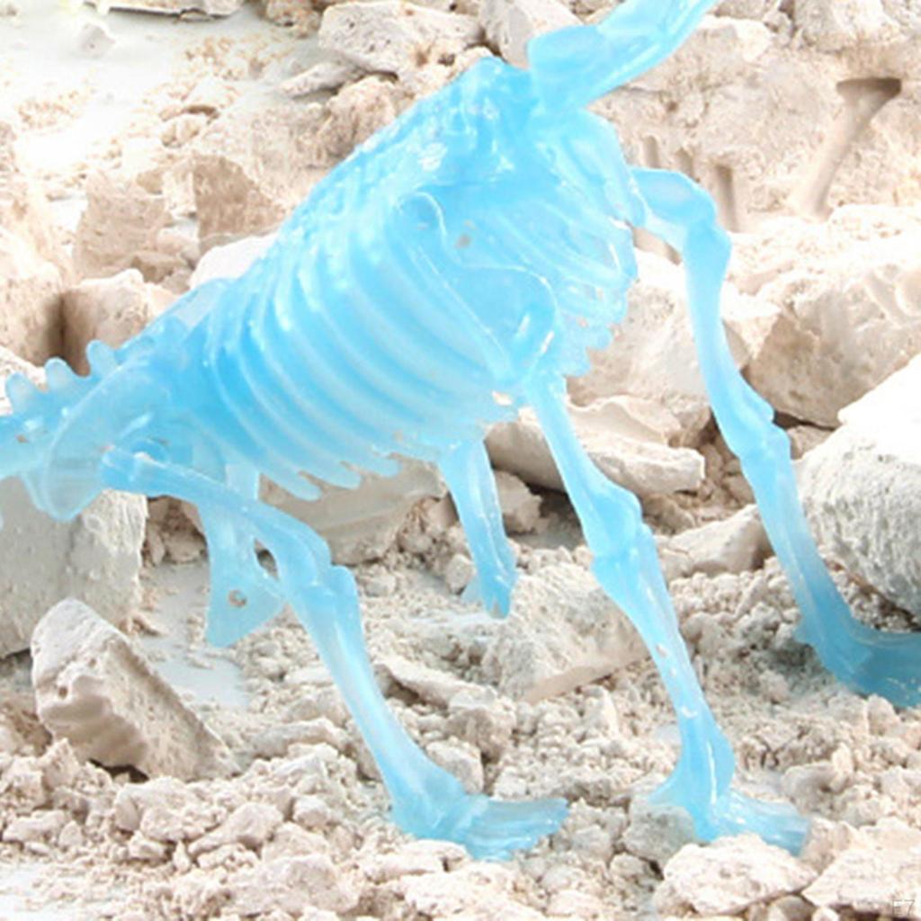 3 Dinosaur Digging Kit for Paleontology Dino Skeleton Science Educational Toy DIY Puzzles