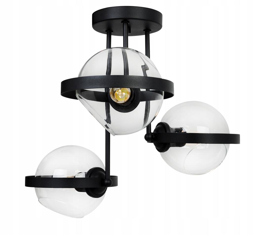 MODERN HANGING LAMP GLASS RING LAMP