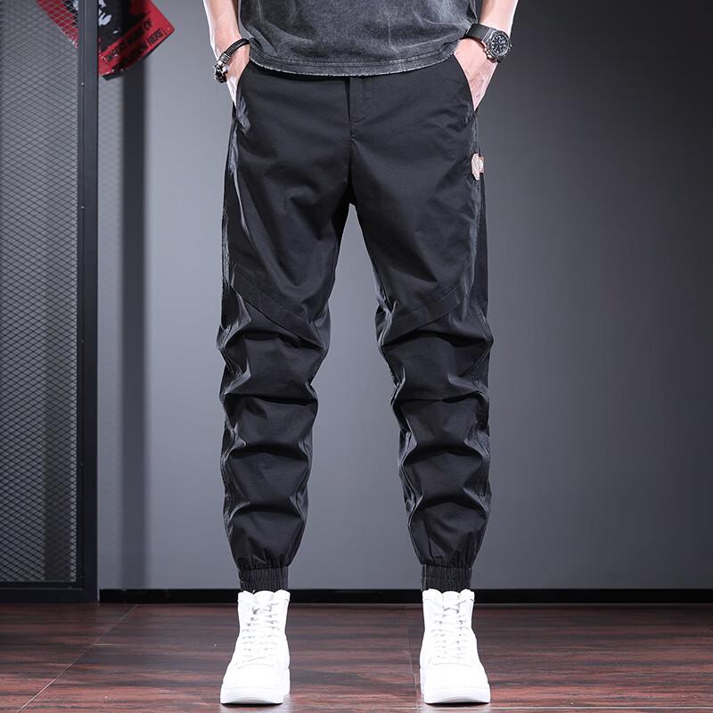 

Jie Leinuo Men s Casual Cargo Jogger Pants L