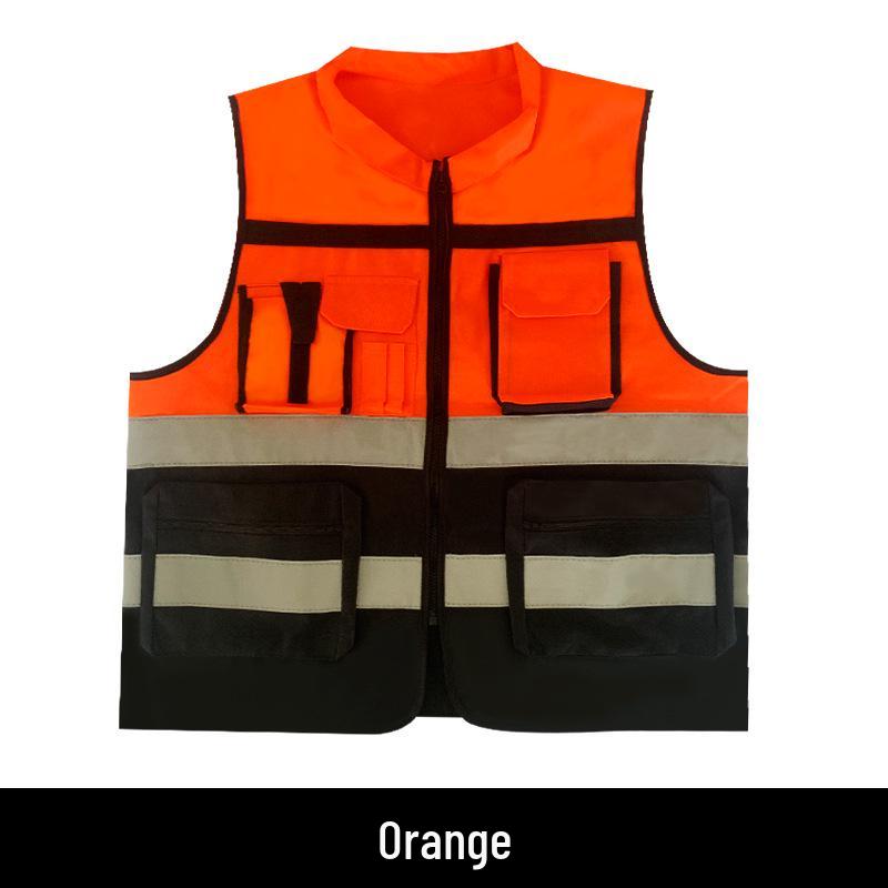 Reflexní bezpečnostní vesta Shanghai Construction pro inženýry a stavební týmy