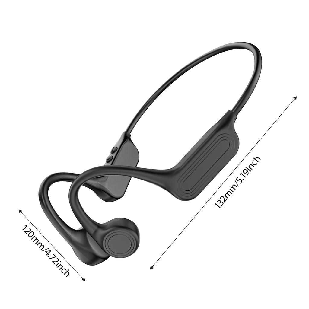 Open Ear Wireless Headphones 8H Long Playtimes Sound IPX5 Splashproof Ergonomic Design for Active life