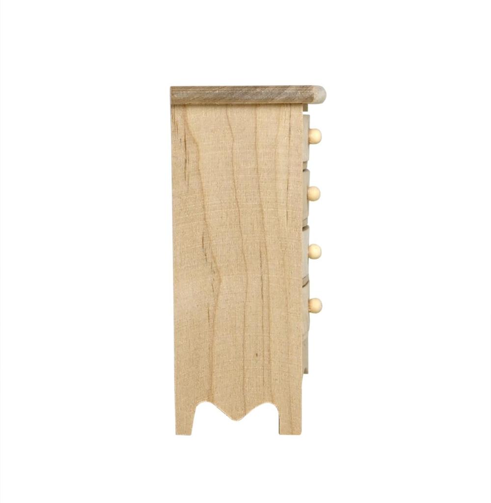 starPG Dollhouse Scenery Series Scale Miniature Wooden Furniture 1/12 (Wooden Chest)