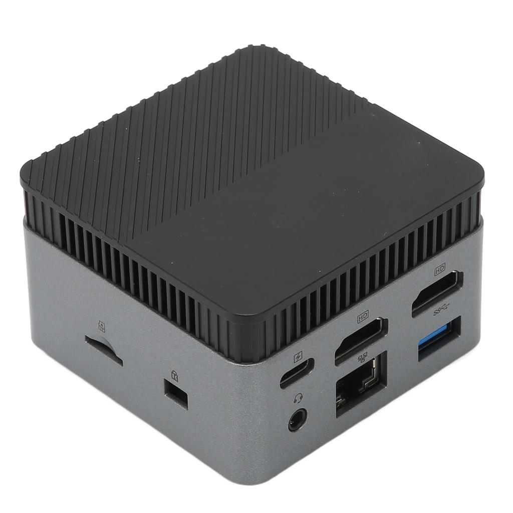 Mini PC 72x72x44.5mm Lightweight Portable 8+512G Memory UHD Graphics Micro Computer for Office