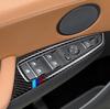 14-17 BMW X3/X4 F25/F26 Naklejka Ozdobna na Przełącznik Okna z Włókna Węglowego