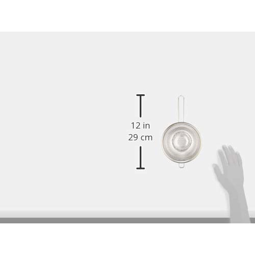 Pearl Metal Aqua Shine Stainless Steel Punch Strainer, 15cm, H-8220