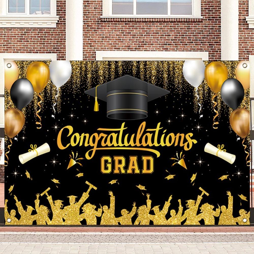 Celebrate Graduates Background Congratulations Grad Happy Graduation Banner  Photo Booth