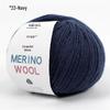 Merino Wool Yarn for DIY Knitting - Morandi Colors, Medium Thickness, Perfect for Hand-Knitted Hats.