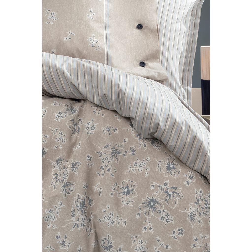 Aveline Double Ranforce Duvet Cover Set - Beige