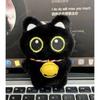 Little Black Cat Bag Pendant Cartoon Cute Animal Plush Doll Student Backpack Fashion Pendant Car Keychain Birthday Surprise Gift