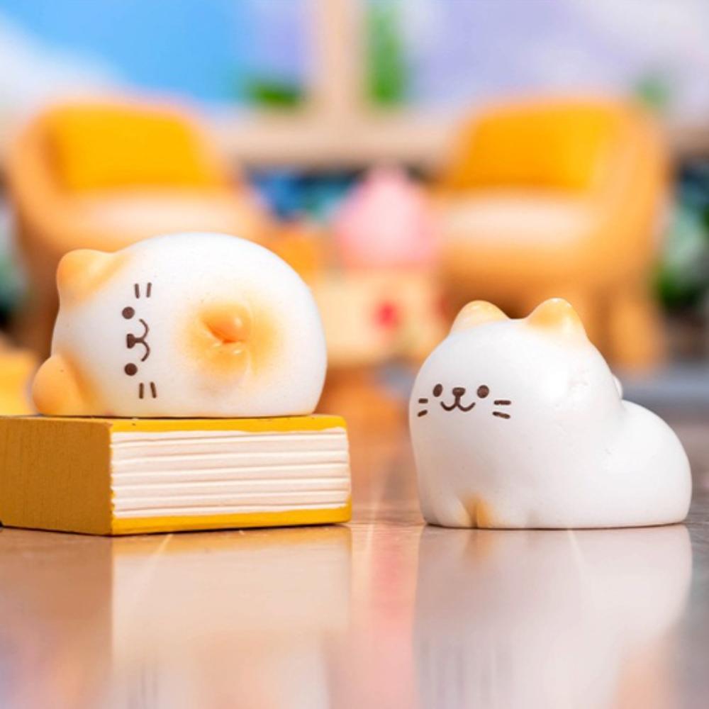 Kawaii Mini Cats Ornament Fairy Garden Kitten Statue Gift Kids Children Baby Room Decoration Toys Miniature Figurines Home Decor