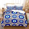 Hip Hop Turkish Evil Eye Bedding Set Single Twin Full Queen King Size Aldult Boys Man Bedroom Duvet Covers Sheet Set