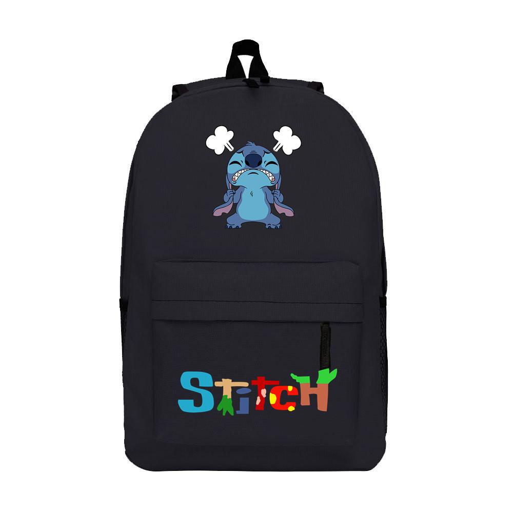 School Bag Cartoon Backpack Star Lightning School Bag Student Polyester Casual Printed Backpack Travel Bag