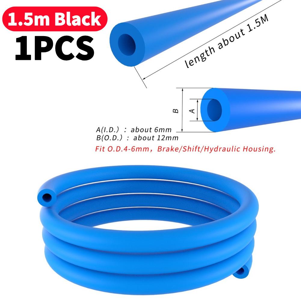 1-10Pcs 1.5/1.6M Bike Frame Internal Housing Damper 6mm Foam Sleeve Bicycle Cable Dampener For MTB Road Bicycle Shifting Cable