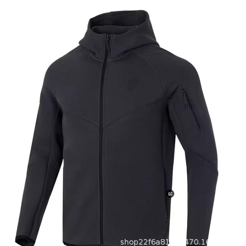 2025 Men s Hooded Zipper Sport Jacket - Autumn/Winter Casual Loose Fit XL