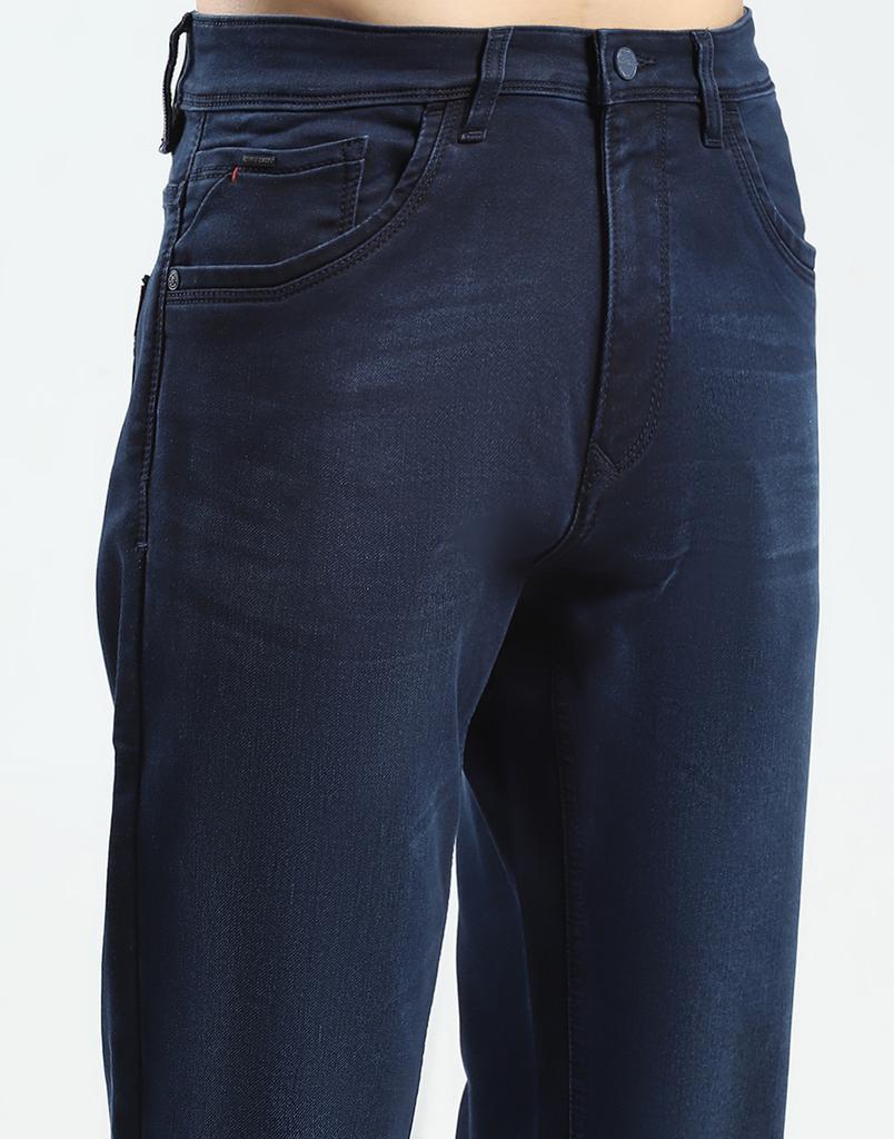 Monte Carlo Men's Regular Fit Jeans | Mid-Rise | Comfortable & Stylish | Cotton-Rich Denim for Men's