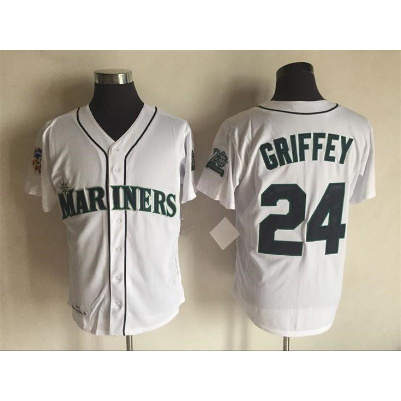Vintage Seattle Mariners Baseball Jersey Unisex Embroidered Sport Shirt Casual Wear Fan Apparel