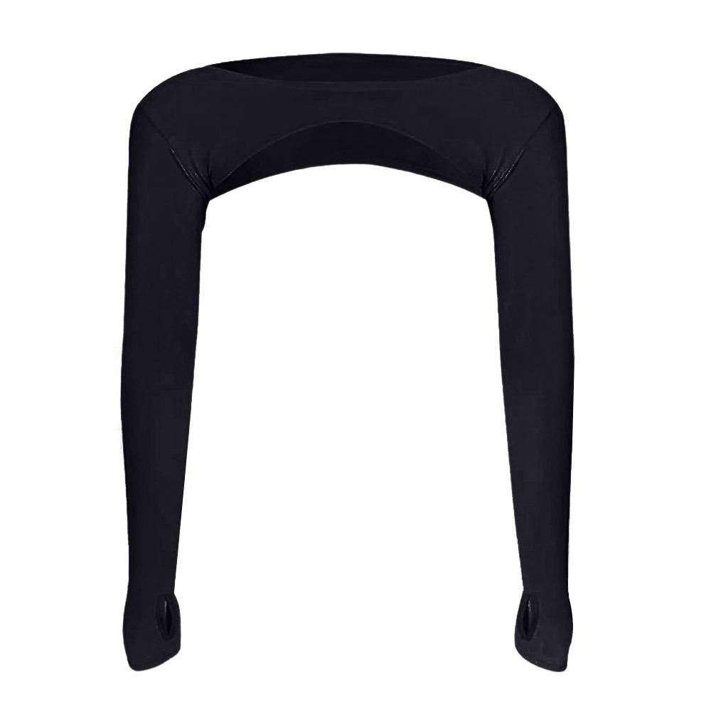 UV Protection Elastic Raglan Sleeve Shawl Ice Silk Arm Sleeves  Cycling Golf  Running Sports