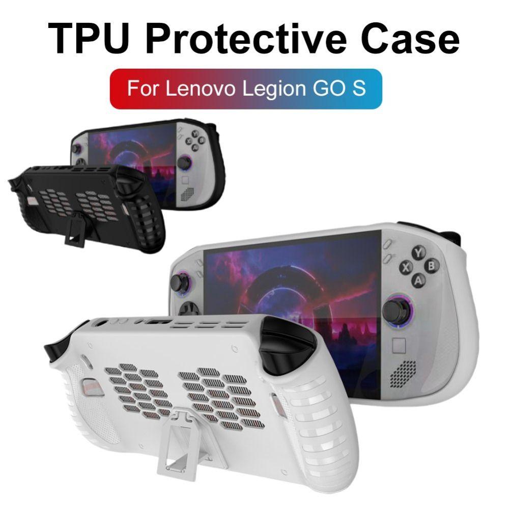 Kratzfeste Spielkonsolenabdeckung mit Ständer Host-Schale für Lenovo Legion GO S Tägliche Nutzung
