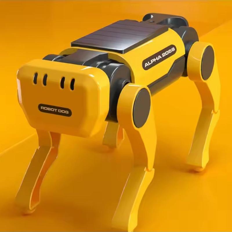 Çocuk Robot Köpek Bilim Deney Kitleri Güneş Enerjili Yavru Köpek Çocuklar İçin Kendin Yap Eğitici Stem Oyuncakları bilim Geliştirici Hediye