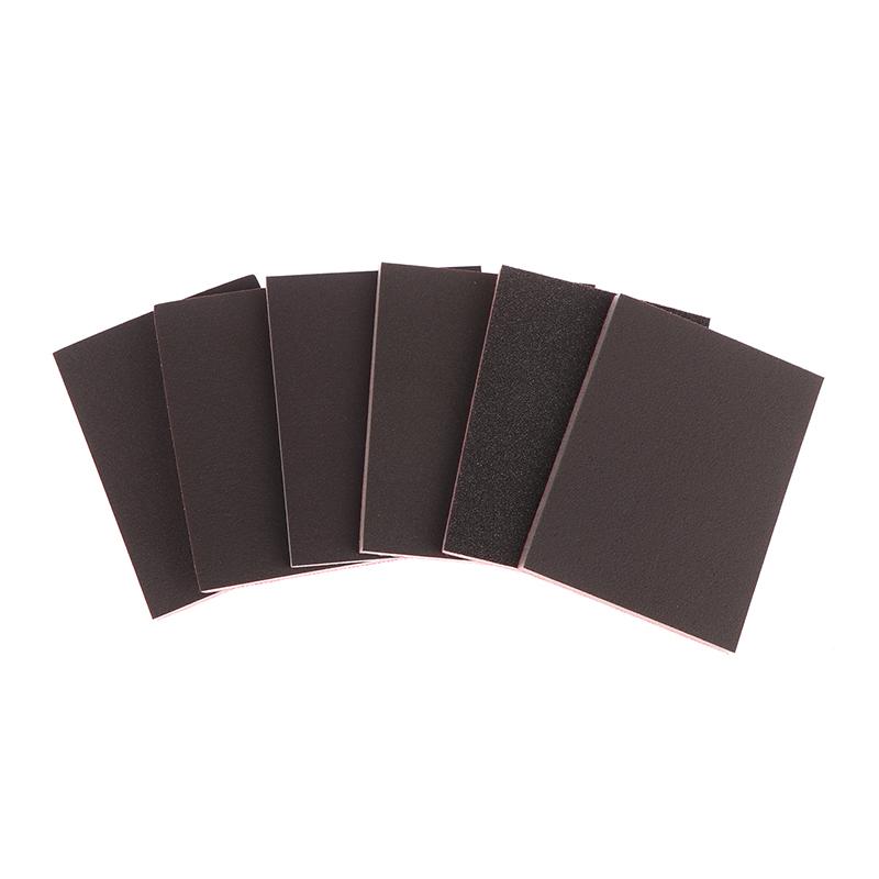 10 stk 75*100 mm Ultrafine Våt/Tørr Slipe svampblokker Assortert Korn 120-3000 Vaskbar Gjenbrukbar For Polering Slipeskiver