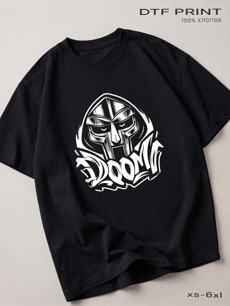 Black T-shirt Mf Doom (Mf Doom) Back In