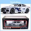 Alloy Police Mh8 Car Model With Acousto Optic Design For Children Gift