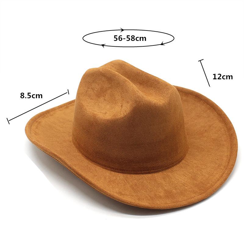 Tibetan Top Hat, Western Cowboy Hat, Sun Hat, Men'S And Women'S Suede Hat, Knight Hat, Top Hat