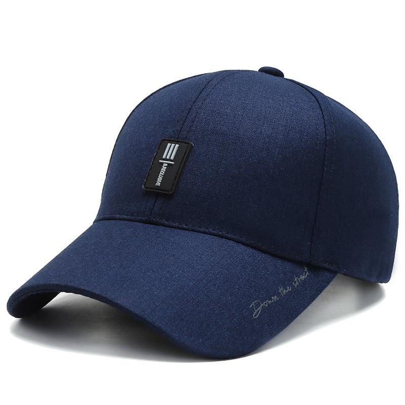 New Black Baseball Caps For Men Women Sunhat Solid Letter Sunscreen Cap Outdoor Fishing Running Hip Hop Baseball Hats Casquette