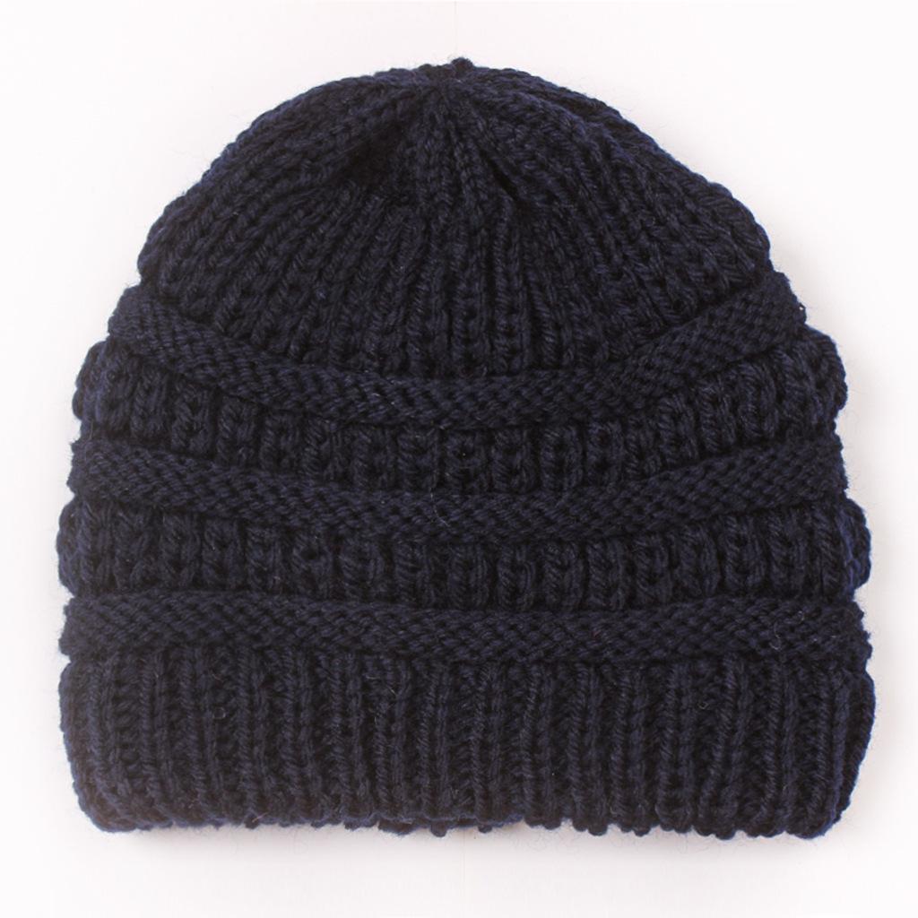 European & American Kids' Knitted Baby Wool Hat – Warm, Candy-Colored for Autumn & Winter
