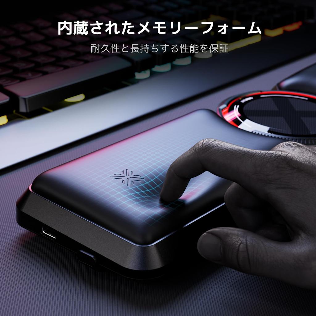 Xlayout Keyboard Wrist Rest with Adjustable Ideal for Fatigue Hand Sweat Compatible with All Types of Fan, Angle, Typing, Ergonomics, Relief,