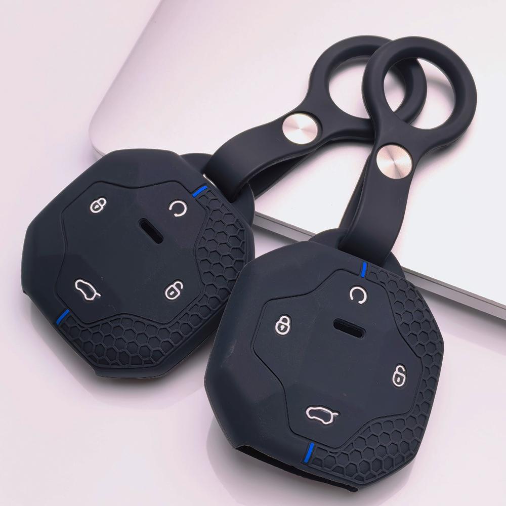 Portachiavi Copri Telecomando per Jetour Shanhai T2 L9 T3 Traveler Dashing Superficie Antigraffio Struttura Antiurto Texture Morbida al Tatto Design Facile da Installare