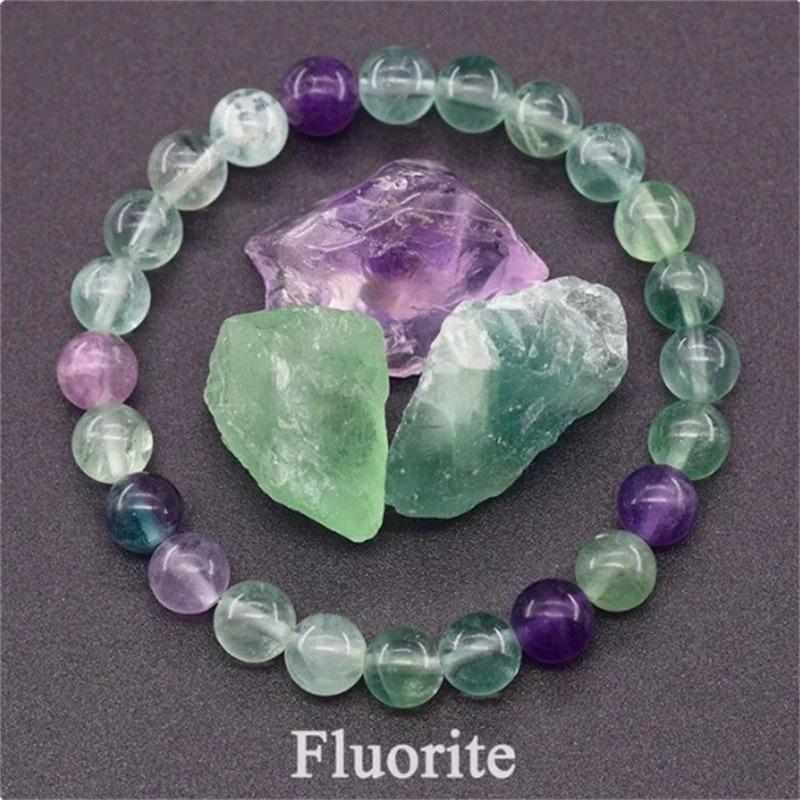 Amethyst Sunstone Lapis Lazuli Tiger Eye Handmade Agate Crystal Green Dongling Bracelet
