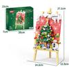 Christmas Tree Three-Dimensional Painting Decorative Painting Children'S Puzzle Assembly Building Block Toy Drawing Board Christmas Gift