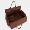 Travel Convenient Portable Garment Bag Large PU Leather Luggage Bag