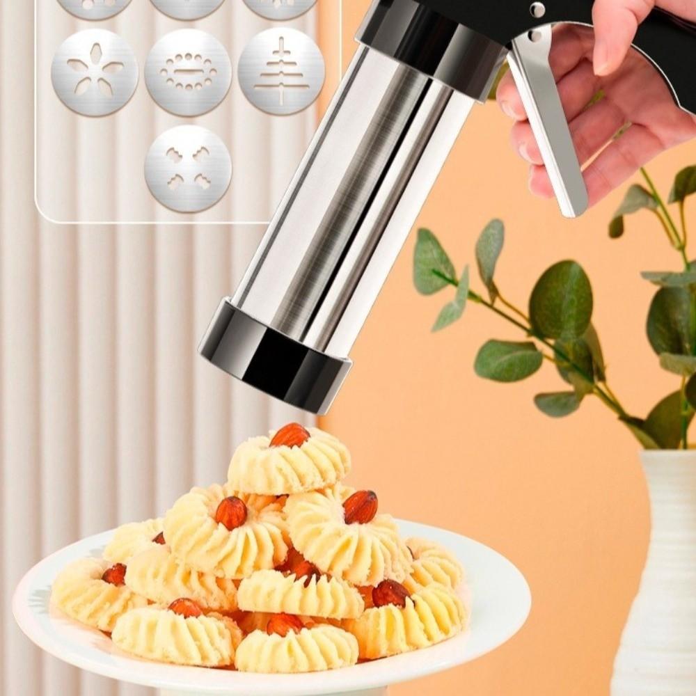 Manual Operation Cookie Making Machine DIY Cookie Press Kit Biscuit Tools Set  Bakery Shop
