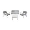 Garden Furniture SP Berner Miami Resin (62 X 66 X 35 Cm) (72 X 66 X 63.5 Cm) (120 X 48 X 69 Cm)