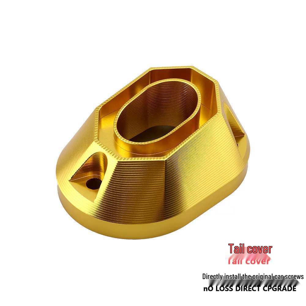 Honda PCX160/125 Exhaust Tail Cover: Aluminum Alloy Protective Accessory for 2021-2025 Models