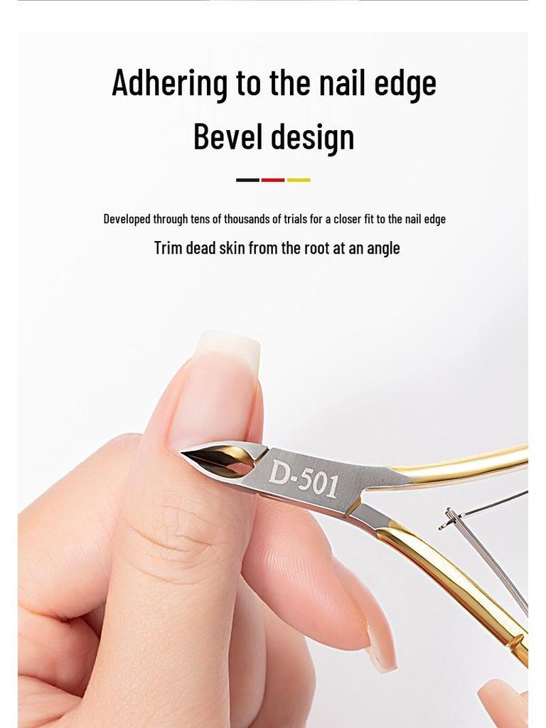 Professional Cuticle Nipper & Nail Art Tool Set: Remove Dead Skin, Callus, Trim Nails, Remove Gel Polish.
