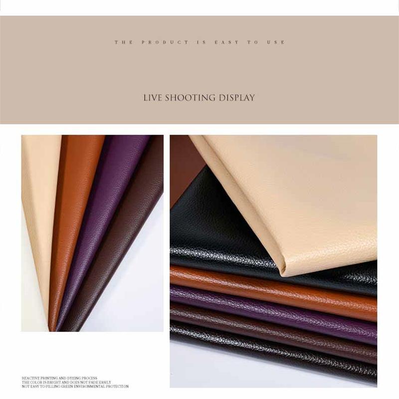 Self-adhesive PU Leather Sofa Furniture DIY Repair Patch Car Interior Motorcycle Sticker Leather Patch Fabric