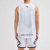 Anta Basketball Series Pattern Print Quick-Dry Game Jersey Set Men Sportswear Pure-White 152331201-1