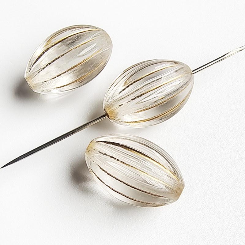 Акриловые прозрачные золотые ангельские сердечки, бусины, материалы для изготовления украшений своими руками