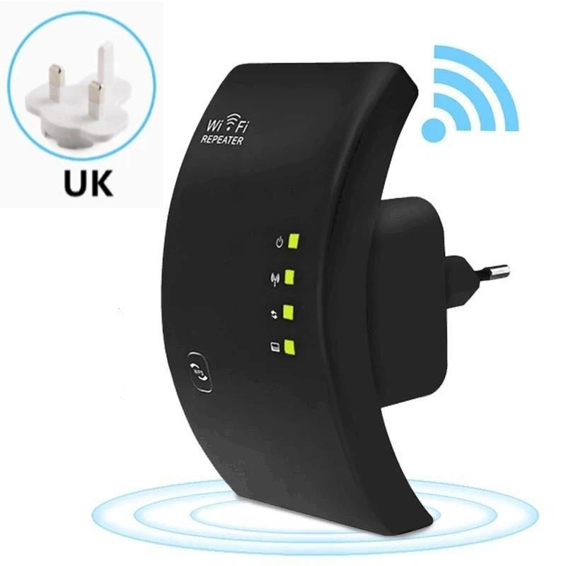 300Mbps WiFi Repeater 2.4G Unterstützt 10+ Geräte Signalverstärker Einfache Einrichtung Extender für Homeoffice