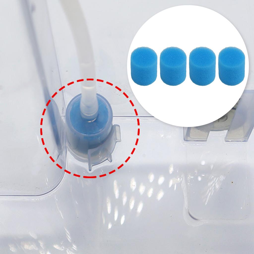For ECOVACS For DEEBO Compatible Clean Water Tank Sponge Filters Set of 4