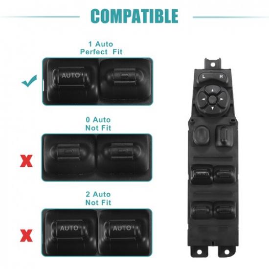 Pack (1) Power Window Switch Window Control Switch Fit For Dodge Dakota Durango