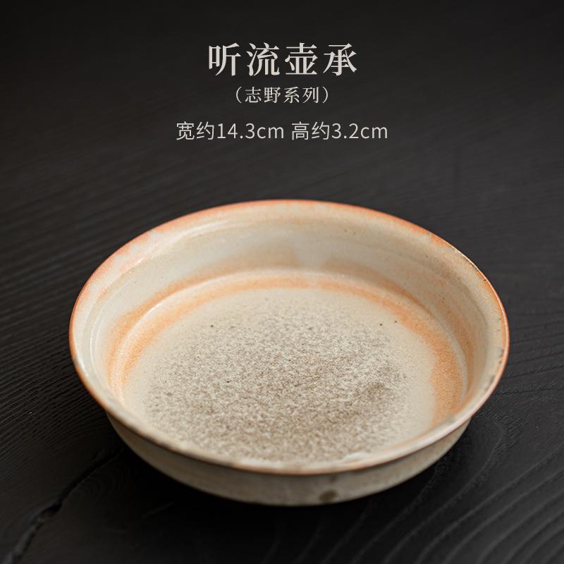 Kreativer Handbemalter Zhiye Katzen-Topfhalter Halter Trockenbrüh-Tisch Teetablett Keramik-Isolierunterlage Obst-Snack-Platte Zubehör